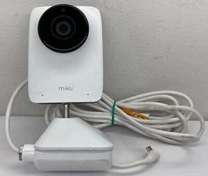MIKU Pro Smart Baby Monitor System Camera White 2-Way Talk Night Vision UNTESTED - Picture 1 of 11