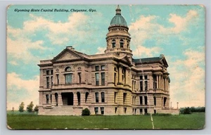 Wyoming State Capitol Building Cheyenne WYO VTG Divided Back Unused Postcard - Picture 1 of 2