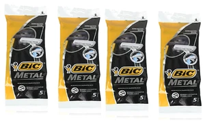 BIC Metal Men's Disposable Shaving Razors, 5 ct (4 pack) - Picture 1 of 1