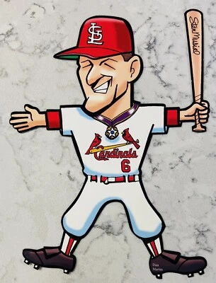 STAN MUSIAL CARDINALS STAND FOR STAN PRESIDENTIAL MEDAL OF FREEDOM CUTOUT - Image 1 of 4