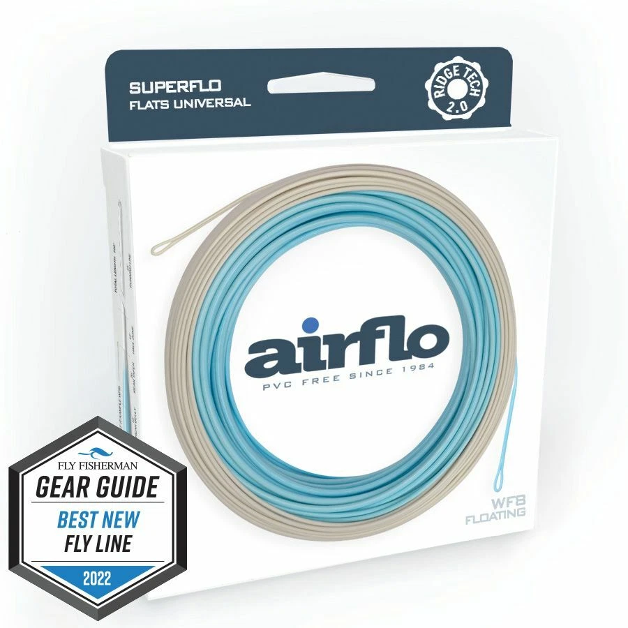 NEW AIRFLO SUPERFLO RIDGE 2.0 FLATS UNIVERSAL WF-12-F #12 WT FLOATING FLY LINE - Image 1 of 4
