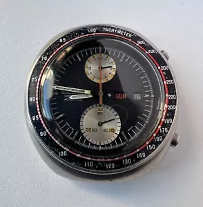 Reloj cronógrafo automático SEIKO 6138-0012 vintage para hombre esfera negra OVNI 6138-0011 - Imagen 1 de 8