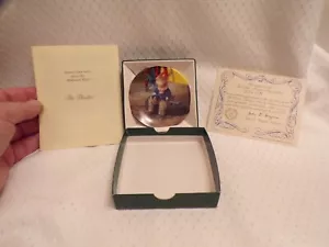 VTG Donald Zolan Mini Collector's Plate "The Thinker" - Picture 1 of 5