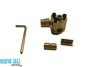RUBINETTO PERFORATORE PRESA SERVIZIO x TUBO RAME 1/4 5/16 3/8 PIERCING VALVE - Foto 1 di 1