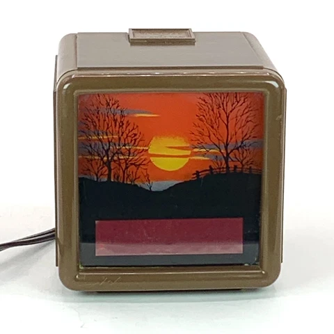 Vintage Spartus Digital Alarm Clock Sunrise Sunset READ Cover