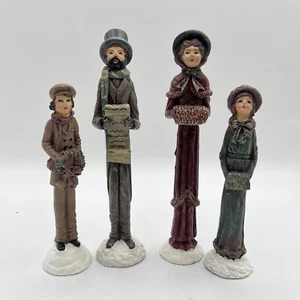 Windsor Collection Carolers Collectible Figurines Set of 4 Christmas Decor - Picture 1 of 8