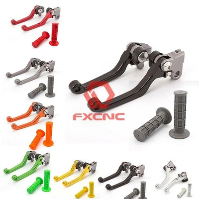 Para Husqvarna FC250/350/450 16-17 TE125 14-16 Embrague Palanca de Freno Pivote Barras Empuñadura Foto 1 de 4