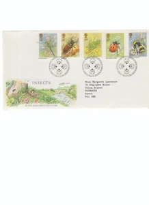 British First Day Cover Insects 12/3/1985 - Edinburgh - Picture 1 of 1
