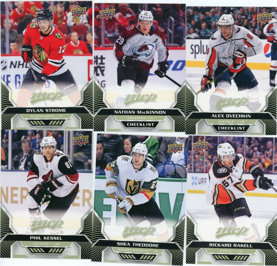 2020-21 Upper Deck MVP Hockey Base Cards 1-200 UD 20-21 2021 20/21 UPick - Image 1 of 1