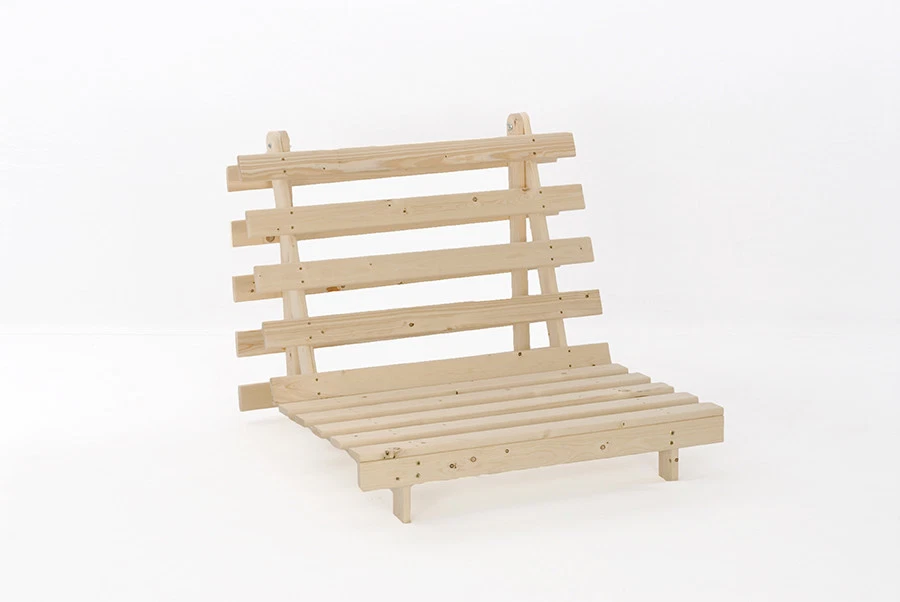 Wooden Futon Sofa Bed Frame Single or Double - 2ft6, 3ft, 4ft & 4ft6 BASE ONLY