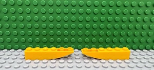 Lego 2 Naranja Claro Brillante 6x1 Invertido Curvado Suave Pendientes Bloque de Ladrillo NUEVO - Imagen 1 de 1