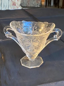 HEISEY ORCHID PATTERN OPEN SUGAR BOWL only - Picture 1 of 7