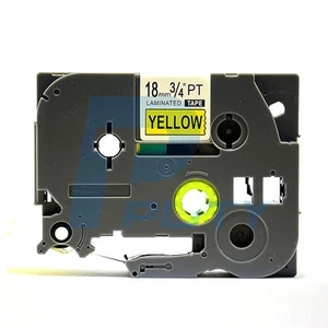 Brother Compatible TZ-S641 TZe S641 Black on Yellow Extra Strong Adhesive Tape - Picture 1 of 2