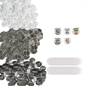 VEVOR 1.25" 32mm Button Badge Parts Supplies 500 Sets Maker Machine NOT Included - Picture 1 of 12