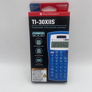 Texas Instruments 30XIIS Scientific Calculator Lightning Blue SAT & ACT Approved - Picture 1 of 5