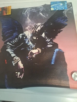 ARTE EM TELA NOVA EM FOLHA PÁSSAROS NA ARMADILHA TRAVIS SCOTT CAPA ÁLBUM 16 polegadas - Imagem 1 de 2