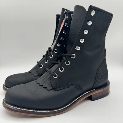 Женские кожаные сапоги Justin McKean размер 8 с черным носком - Изображение 1 из 4