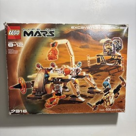 LEGO Space: Excavation Searcher Life on Mars (7316) Not Complete Retired Vintage