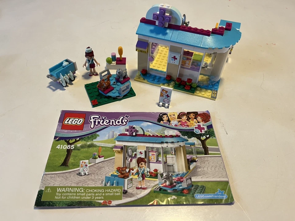 LEGO Friends 41085 Clínica Veterinaria Juego Completo con Manual (sin caja) Foto 1 de 1