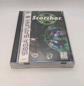 FACTORY SEALED Scorcher (Sega Saturn, 1996) NEW Small Tears And Case Crack