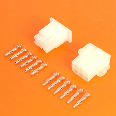 6 Way Genuine TYCO Mate N Lok Electrical Wiring Multi Connector - Image 1 of 4