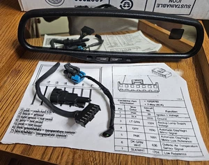 1999-02 Silverado Sierra Tahoe Yukon Rear View Mirror OEM 7 Pin Auto Dim - Picture 1 of 7