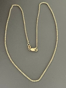 Cadena de oro amarillo de 18 quilates, 16 pulgadas (L24) - Imagen 1 de 8