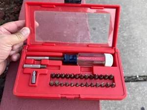 Rare Sears Craftsman USA 41291 29pc Magnetic Bit Holder Set W Orig Hard Case - Picture 1 of 7