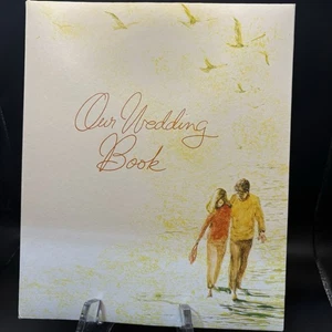 Vintage 1972 Our Wedding Book by Helen Caswell C.R. Gibson Unused USA Memory - Picture 1 of 14