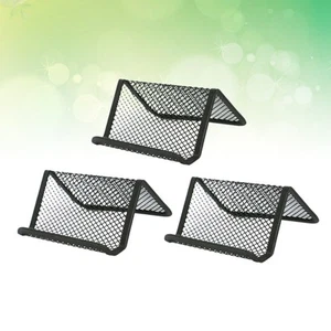 3 Stück tragbares Eisennetz Name Cardcase Business Holder Name Organizer - Afbeelding 1 van 11