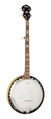 Washburn B10 Five String Banjo w/ Remo Head - Sunburst Gloss Finish - B10-A-U - Image 1 of 2