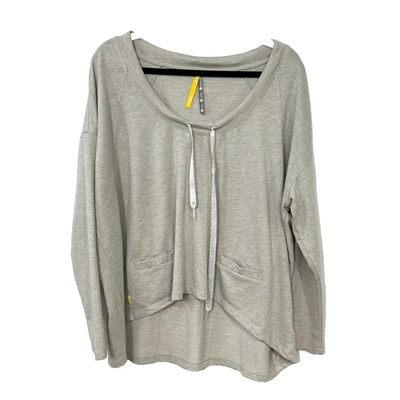 Sudadera con Capucha Lole Gris Lenzing Modal Top L Manga Larga Ligera Minimalista Athleisu Foto 1 de 4