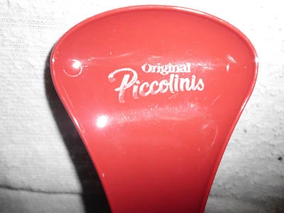 PICCOLINIS original Wagner Pizza Salatbesteck KOZIOL rot Kunststoff Steinofen  - Bild 1 von 2