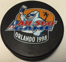1998 IHL All-Star Game Official Hockey Puck Orlando Solar Bears