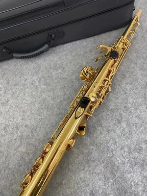 New YSS B-key Soprano Saxophone Brass Gold-plated Professional Saxophone --- - Image 1 of 4