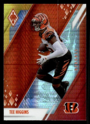 Tee Higgins 2021 Panini Phoenix #21 Fire Burst  Cincinnati Bengals - Image 1 of 2