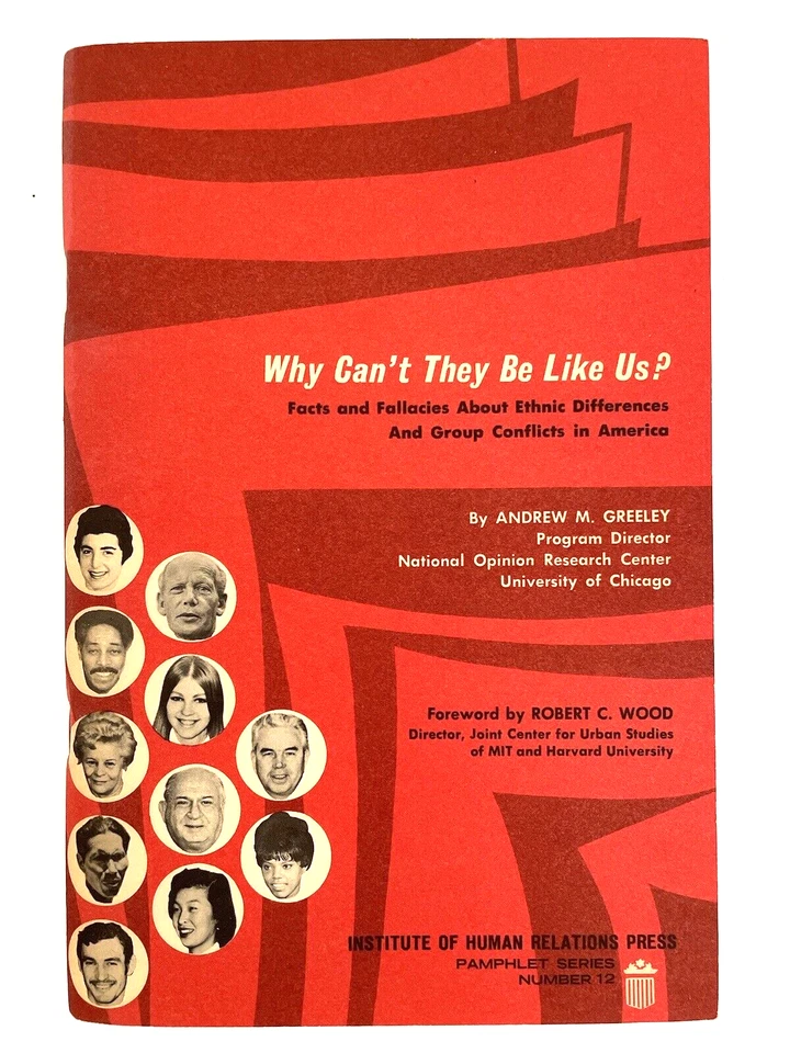 1969 Institute Human Relations Series #12 Ethnic Differences Grp Conflict AJC - Image 1 of 4