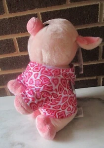 Build A Bear Fuzzy PIG Standing 12" Pink-Hearts 4 Leg Hoodie 2024 Neu alle Etiketten - Bild 1 von 7