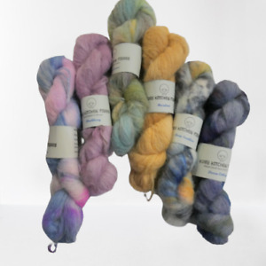 Suri Silk Haze Yarn Hand Dyed Wool 50g Alpaca Silk Knitting Crochet