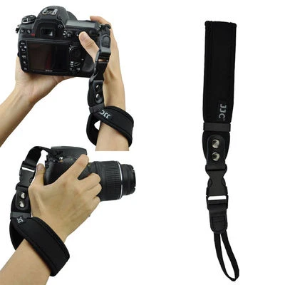 JJC Neoprene Hand Wrist Strap for Canon 80D 70D 760D 750D 700D 100D 1300D M3 M10 - Image 1 of 4