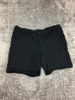 Bermudas Just My Size JMS para mujer talla 24W negras para mujer #2 Foto 1 de 4