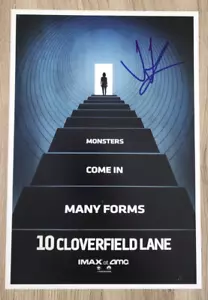 JJ Abrams Signed 9"x13" 10 Cloverfield Lane Poster Horror Director LEGEND RAD - Picture 1 of 2