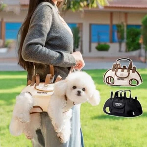 Oxford Cloth Pet Harness Carrier Dog Backpack Cat Carrier Shoulder Strap Bag - Picture 1 of 20