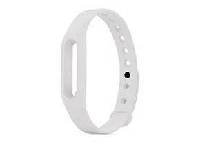 System-S Silicone Replacement Exchange Bracelet for XiaoMi Mi Band 2 IN White - Zdjęcie 1 z 1