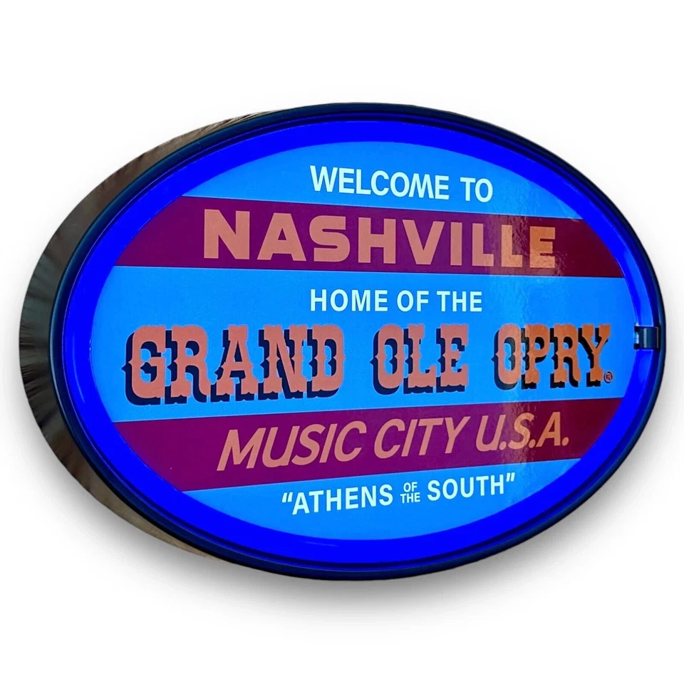 Grand Ole Opry Nashville Music City EE. UU. Letrero de cuerda con luz LED de neón para decoración del hogar Foto 1 de 1