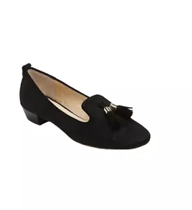 Vince Camuto VC Signature Nancy Tassel Loafer in Black Calf hair Size 8M - Picture 1 of 7
