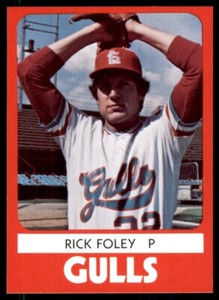 1980 TCMA Minor League Rick Foley Salt Lake City Gulls #15
