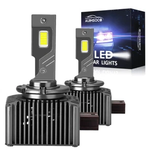 D1S D1R LED Headlight Super Bright Bulbs Kit HIGH/LOW Beam 6000K White 2pcs - Picture 1 of 9
