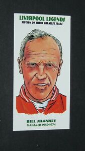 PHILIP NEILL CARD FOOTBALL 2000 LIVERPOOL LEGENDS REDS #14 BILL SHANKLY SCOUSERS