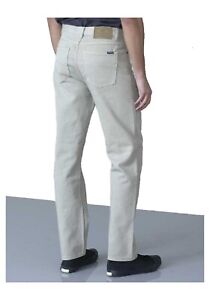 Men's Comfort Fit Jeans in Stone By Rockford in Waist 30 to 60 Inches, s/R/L